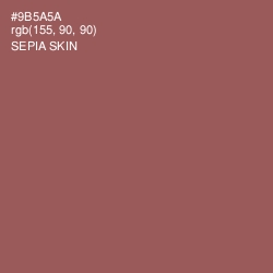 #9B5A5A - Sepia Skin Color Image